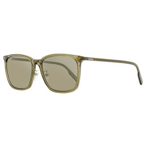 Zegna Classic Rectangular Sunglasses EZ0223-D 51J Transparent Mastic 57mm